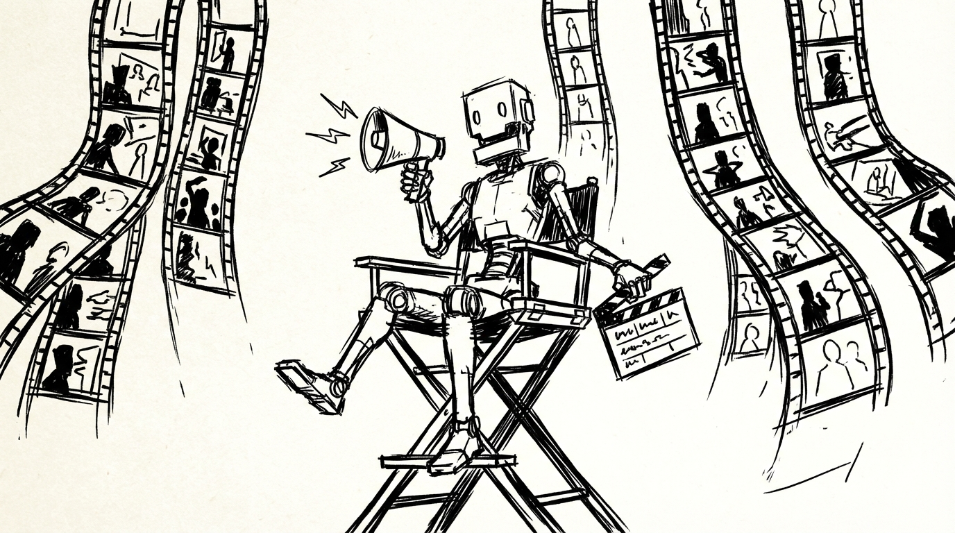 How to verify an AI video model - repository, model card, weights, license, and API ID connected in a checklist - minimalist black and white manga style